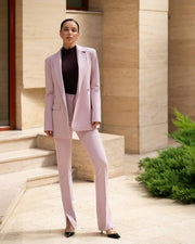 Rosa Suit with one pocket Jacket and Pants with Slit