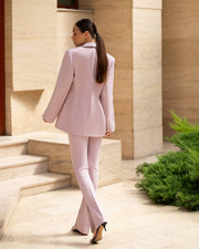 Rosa Suit with one pocket Jacket and Pants with Slit