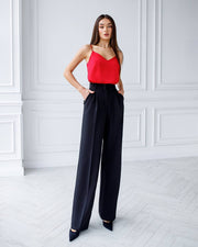 High Waist Classic Trousers