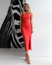 One Shoulder MIDI Dress