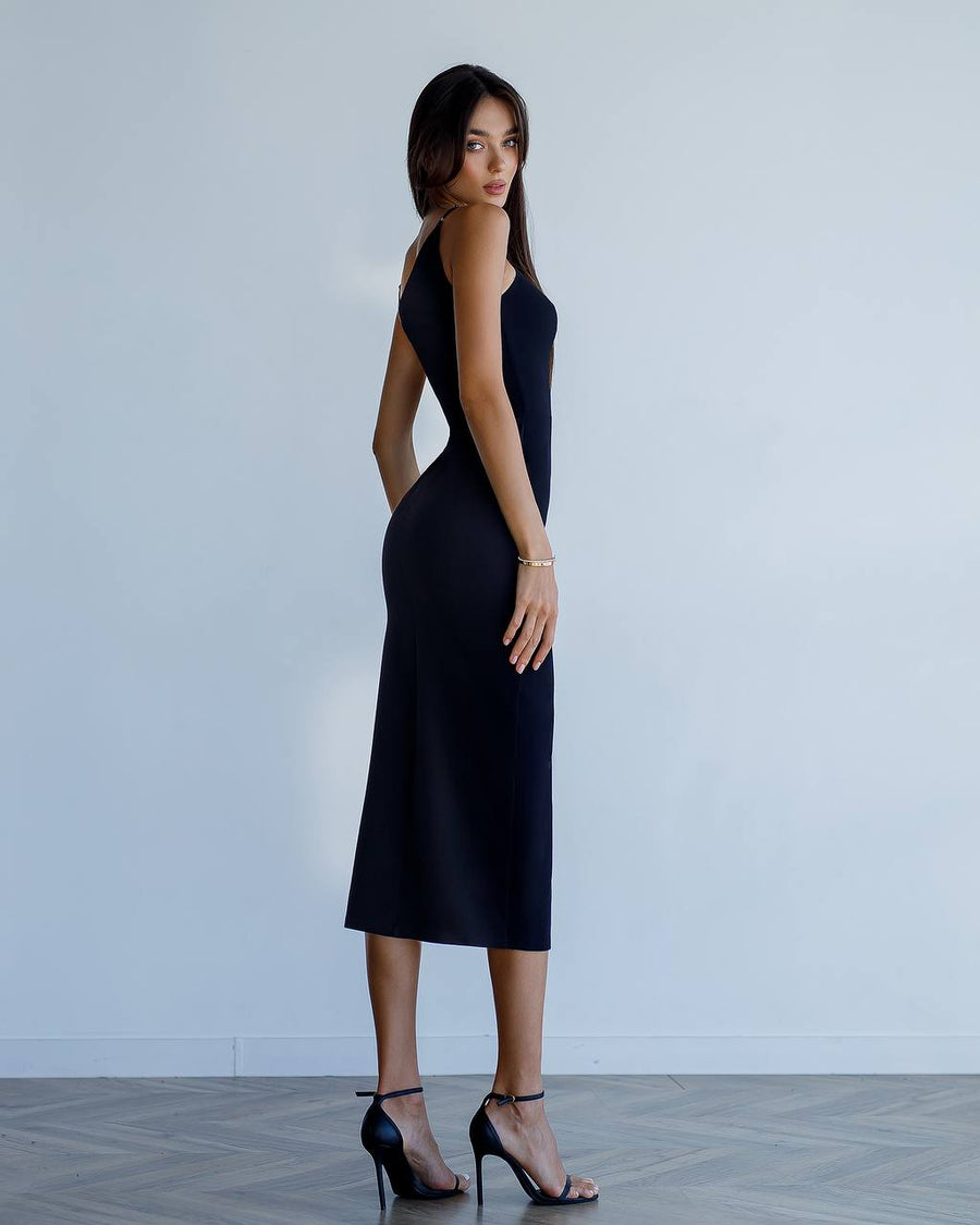 One Shoulder MIDI Dress