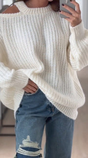 Pull rayé menthe