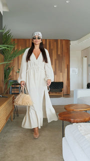 Cotton Muslin Maxi Summer Dress