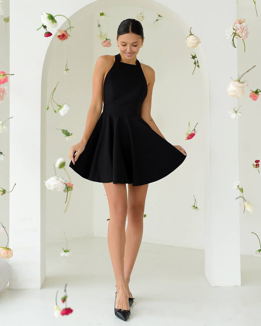 Mini Dress with Bow