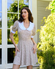 Mini Dress with White Collar