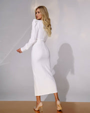 Set with MIDI Skirt and Top