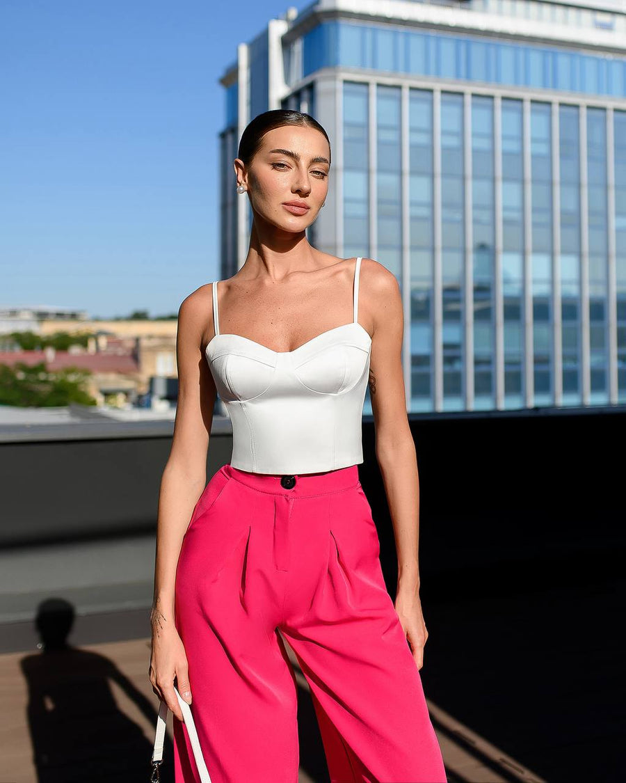Jersey Cropped Top