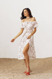 Cotton Off-Shoulder Dress