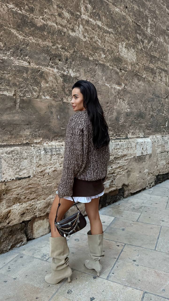 Skirt-Shorts with Contrast Ruffle Hem