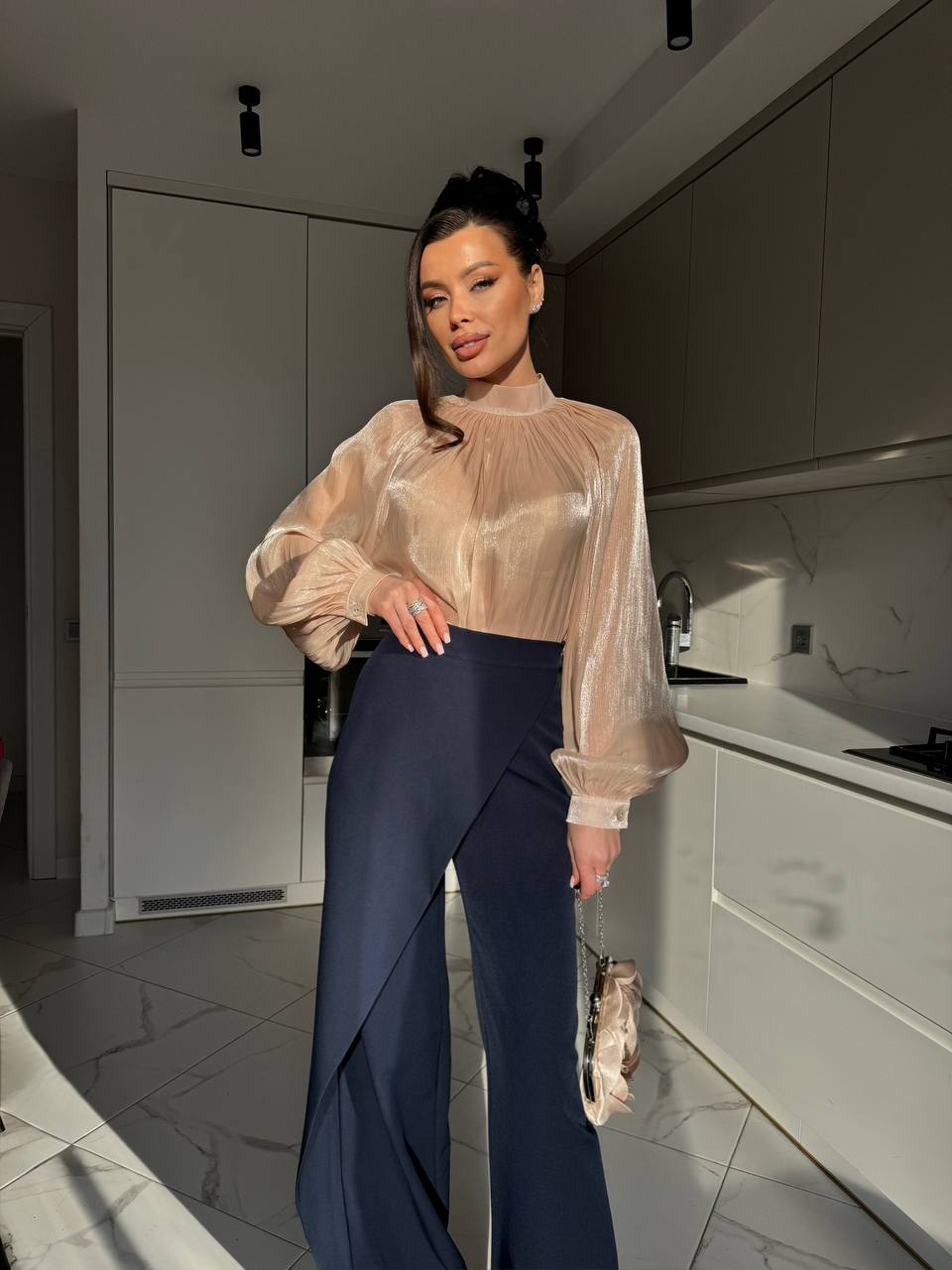 Elegant Organza Blouse