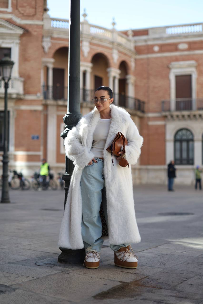 Long Faux Fur Coat
