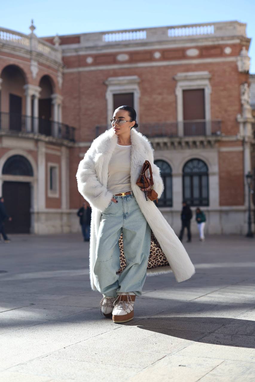 Long Faux Fur Coat