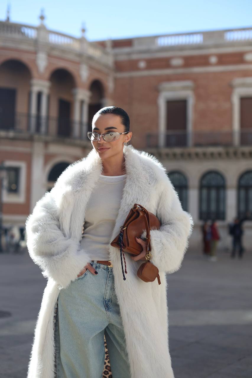 Long Faux Fur Coat