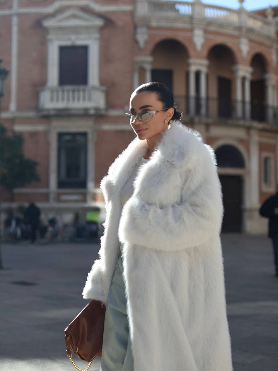 Long Faux Fur Coat