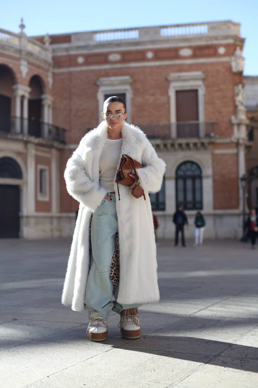 Long Faux Fur Coat