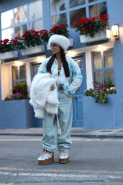 Nordic-Inspired Zip-Up Sweater