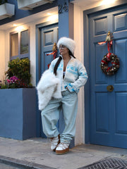 Nordic-Inspired Zip-Up Sweater