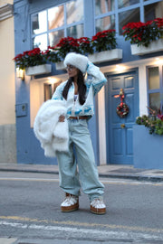 Nordic-Inspired Zip-Up Sweater