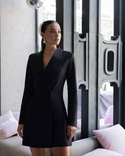Long Blazer Jacket Dress