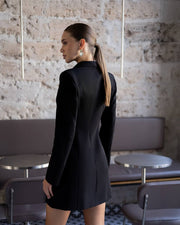 Long Blazer Jacket Dress