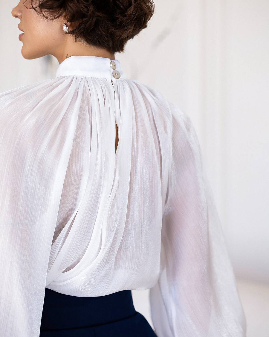 Elegant Organza Blouse