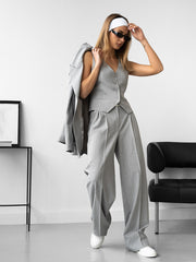 Corsage Gray Trousers