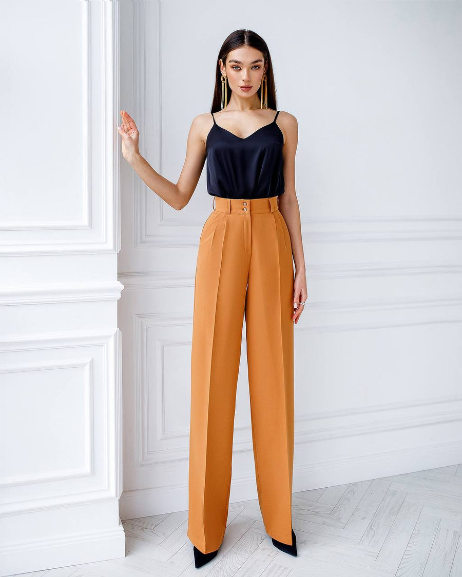 High Waist Classic Trousers