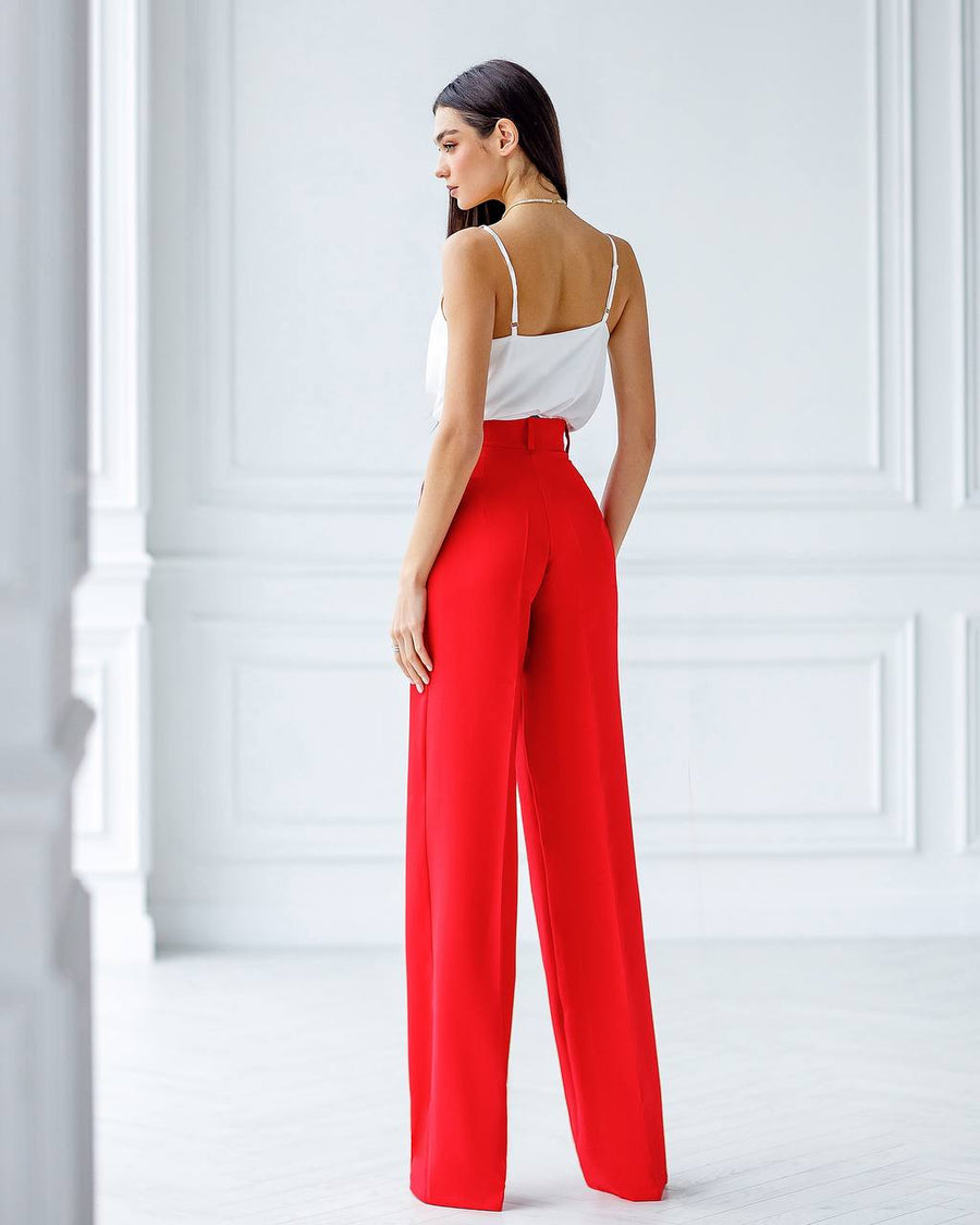 High Waist Classic Trousers