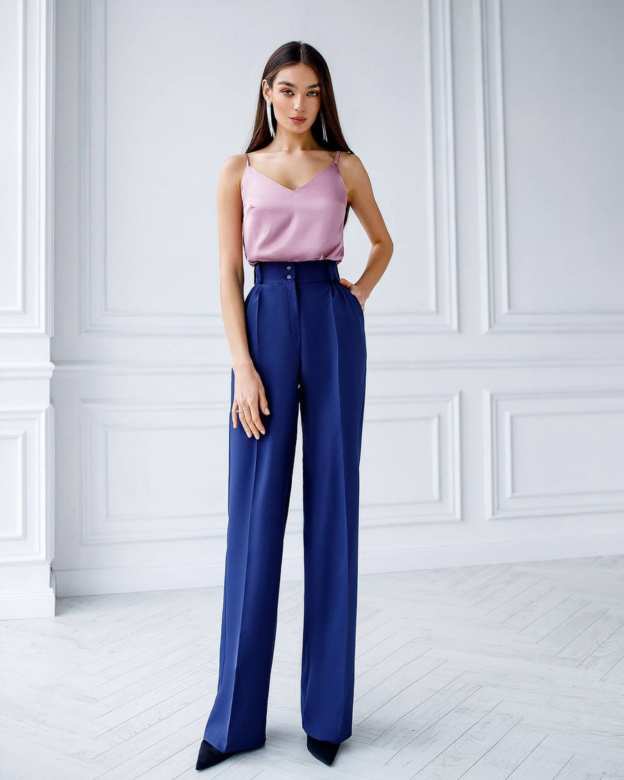 High Waist Classic Trousers