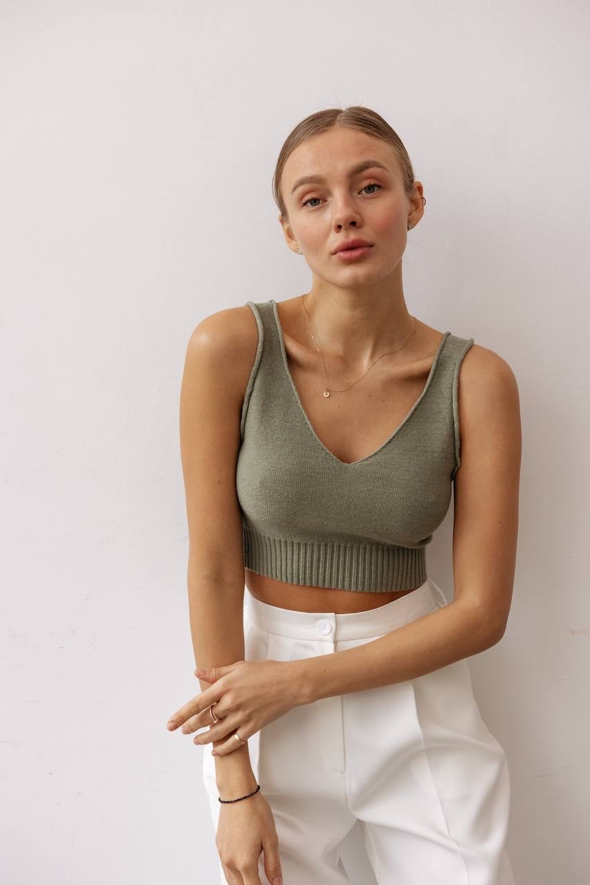 Knitted Crop Top