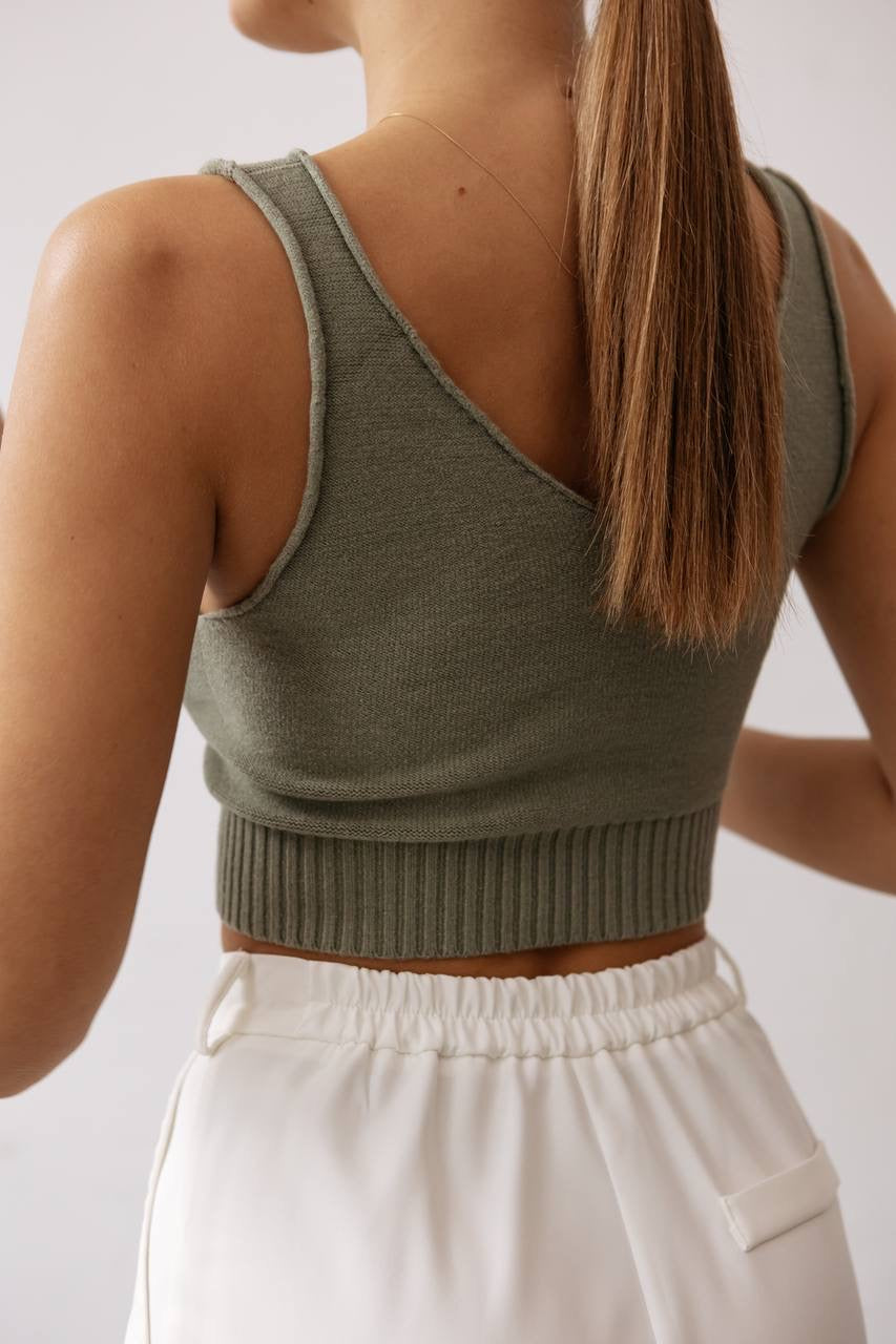 Knitted Crop Top