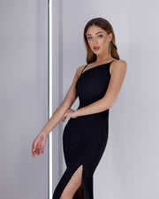 One Shoulder MIDI Dress