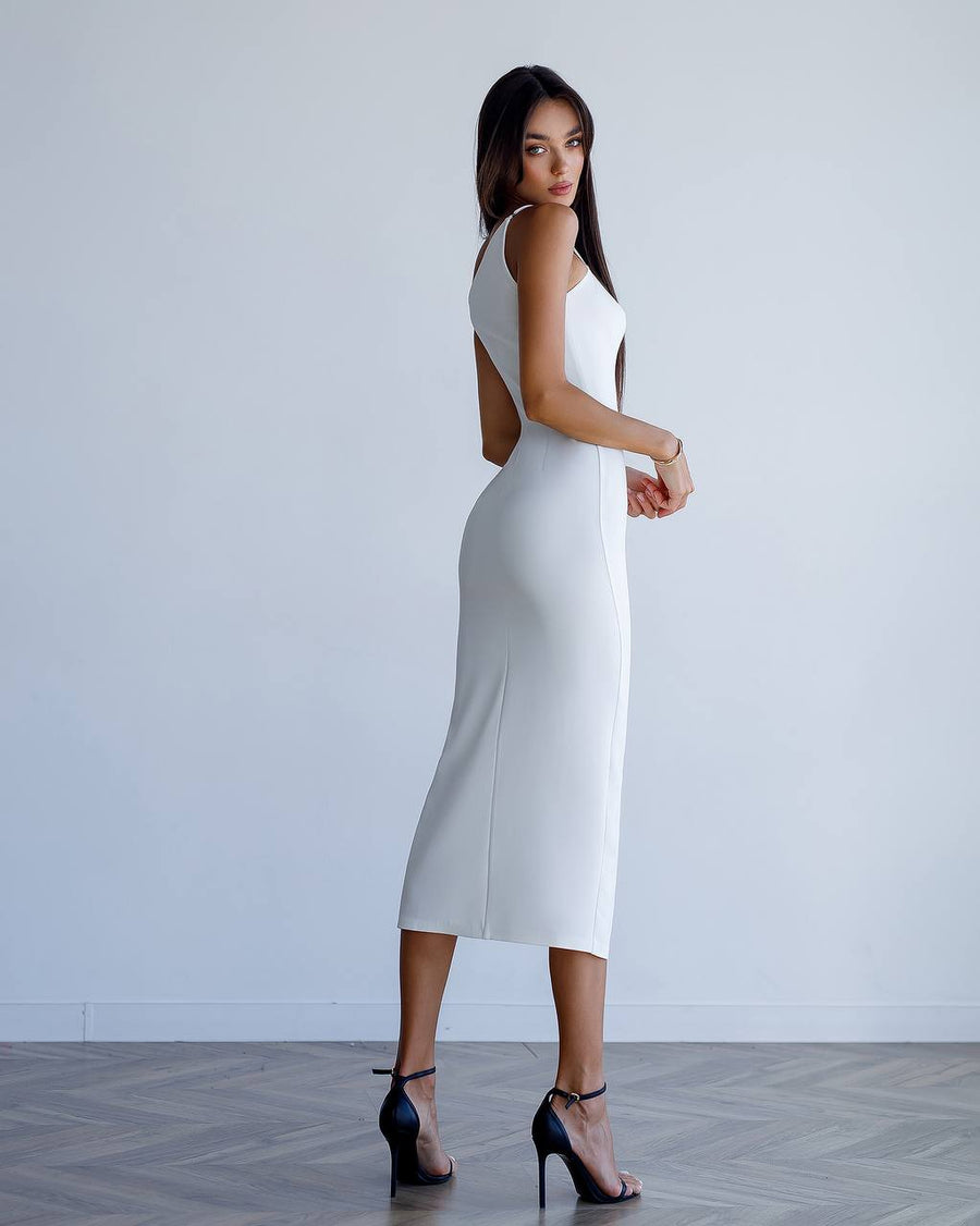 One Shoulder MIDI Dress