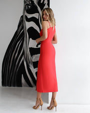 One Shoulder MIDI Dress