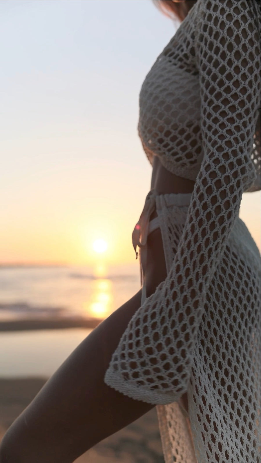 Cotton Beach Set with Skirt and Top