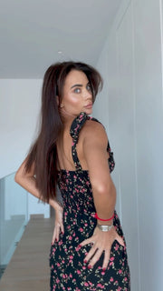 Elegante Summer MIDI Dress with Straps