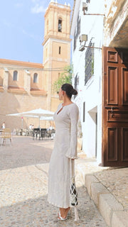 Cotton Knitted Summer Maxi Dress