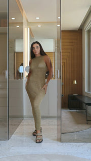 Knitted Summer Maxi Dress