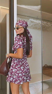 Mini Summer Jumpsuit with Shorts and Skirt