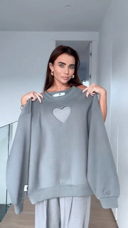 Sweatshirt with Heart