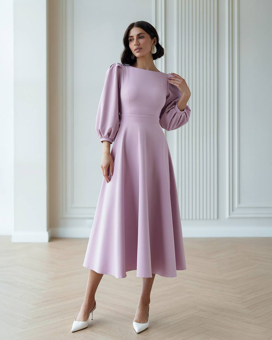 Soft Elegance Open Back Dress