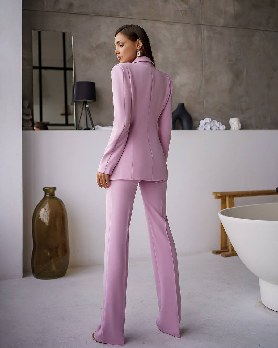 Light Pink Suit with Slim Fit Jacket