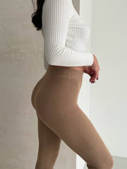 High Waist Knitted Leggings