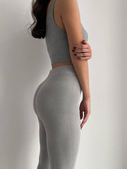 High Waist Knitted Leggings