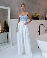 High Waist Palazzo Trousers