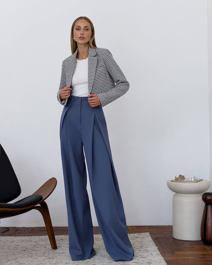 High Waist Palazzo Trousers