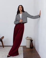 High Waist Palazzo Trousers