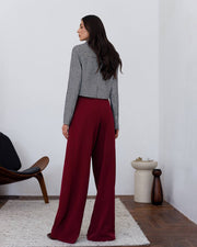 High Waist Palazzo Trousers