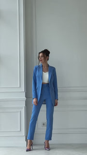 Suit with Fold up Pants