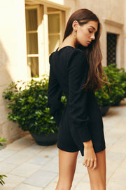 Black Jumpsuit with Shorts